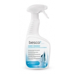 Płyn  / środek do czyszczenia mycia kabin i parawanów szklanych Besco 500ml